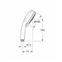 GROHE Douchette à Main Tempesta Cosmopolitan 100 27575001 (Import Allemagne)