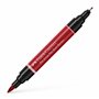 Faber-Castell PITT Marqueur double encre indienne Rouge écarlate profond