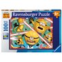 Ravensburger - Puzzle Enfant - Puzzle 100 pièces XXL - Temps impitoyables en Vue - Moi