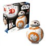 Ravensburger - Puzzle 3D Ball - Star Wars BB8 - À partir de 8 Ans - 104 pièces numérotées à Assembler sans Colle - Accessoires d