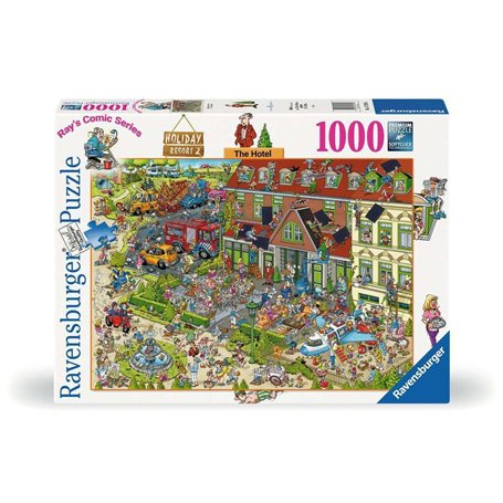 Ravensburger Ray's Comic Series: Holiday Resort 2 The Hôtel Puzzle 1000 pièces Comics Puzzle 14 Ans et Plus