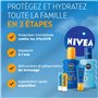 NIVEA SUN - Coffret Protection Solaire - Crème Solaire Visage FPS 30 (50 ml) + Spray Protect & Hydrate FPS 50+ (200 ml) + Spray 
