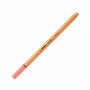 STABILO Stylo feutre pointe fine point 88 - Lot x 10 stylos feutre - Rose Abricot (88/26)