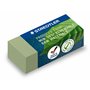 Staedtler - 526 80 - Blister 2 gommes vert olive sans latex 40 x 19 x 13 mm - Composée à 56% de matériaux naturels et renouvelab