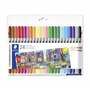 STAEDTLER 3200 C24P Lot de 24 stylos de coloriage Design Journey à double pointe Largeur de trait 0