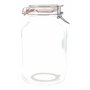 Bormioli # 845658 Bocal/en Verre avec Couvercle à Fermeture Papillon 3 L