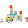 HABA - Jouet en Bois PEFC - Blocs de Construction Chien et Chat - Réf 306086