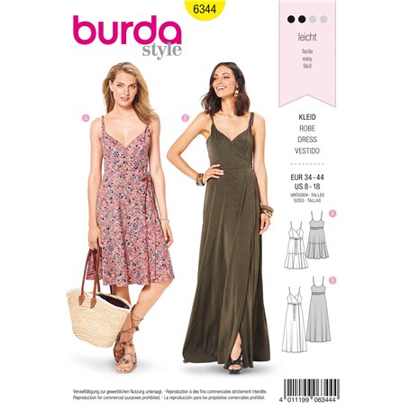 Burda B6344 Patron de Couture