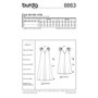Burda B6663 Patron de Couture Robe Papier Blanc 19 x 13 x 1 cm