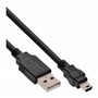 InLine 1m USB 2.0 1m USB A Mini-USB B Noir câble USB