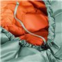 deuter Exosphere +4° Sac de Couchage Zip Left, Sage-Paprika, Regular