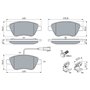 Bosch BP1023 - Plaquettes de Frein Avant pour Voiture - Qualité Bosch - Réduction du Bruit et de la Poussière - Certifié ECE-R90