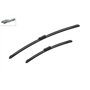Bosch Balais d'essuie - glace plats Aerotwin A721S, Longueur: 600mm/400mm − 1 paire de balais avant - Pour véhicules avec direct