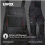 Uvex Pantalon Cargo Tune-up pour Le Travail - Salopette pour Homme - Noir/Rouge - 48