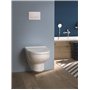 Duravit Ensemble WC mural sans rebord Blanc