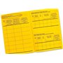Welsberg Lot de 4 étuis de protection transparents pour passeport de vaccination et 4 porte-badges pour certificat international