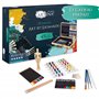 Artina Kit Peinture Coffret Peinture Leonardo - Set Peinture 45 pièces – Peinture Acrylique, Crayons de Couleur, Pastels à l’Hui