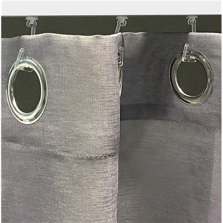 Home Fashion - Patins Oeillets Transparent 5 cm - Lot de 10