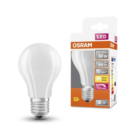 OSRAM LED Superstar Classic A60 Dimmable LED lampe pour la base E27