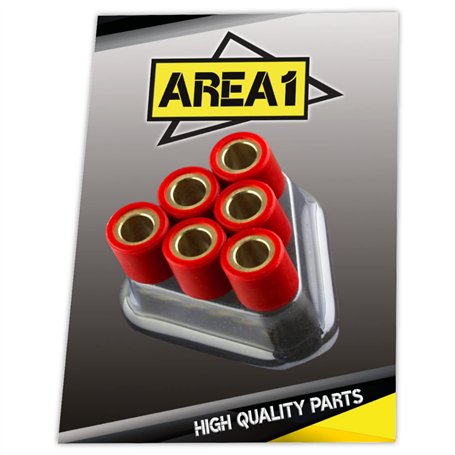 Area1 Galet de Variateur 20x17 mm - Rouleaux de Variateur/poids du variateur - 14