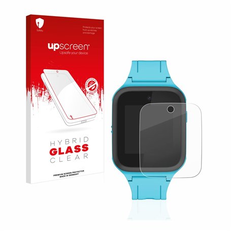 upscreen Protecteur d´Écran en Verre Trempé pour TCL Movetime FamilyWatch Kids MT40X – Glass-Plastique 9H Dureté