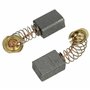 vhbw 2x Balais de charbon pour moteur 6 x 9 x 12mm compatible avec Makita 9528NB