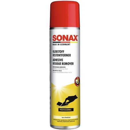 SONAX Nettoyant de résidus de Colle (400 ML) dissolvant spécial pour éliminer Rapidement Les résidus de Colle et Les étiquettes
