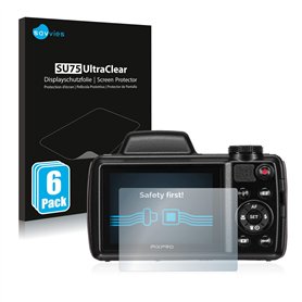 savvies Protection Ecran pour Kodak Pixpro AZ525 (6 Pièces) - Film Protection Ultra Clair