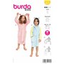 Burda kids Patron de couture #9219 Peignoir pour enfant avec oreilles d'animaux Niveau de couture 2 (léger) Taille 104-146
