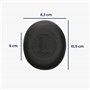 kwmobile 2X Coussinet Compatible avec Jabra Elite 45h Coussinet - Coussinets en Mousse pour Casque Audio - Noir