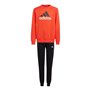 Survêtement Enfant Adidas JUNIOR ESSENTIALS BIG LOGO FLEECE TRACKSUIT IX9517 Rouge