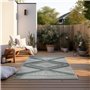Elle Decoration Tapis réversible pour l'intérieur et l'extérieur - Résistant aux intempéries et imperméable - Motif Moderne à Lo
