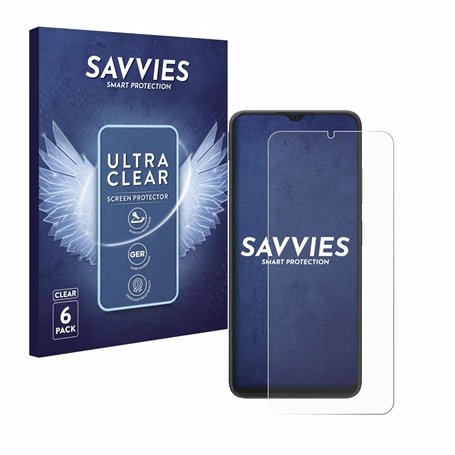 savvies Protection Ecran pour Blackview Wave 8 (6 Pièces) - Film Protection Ultra Clair
