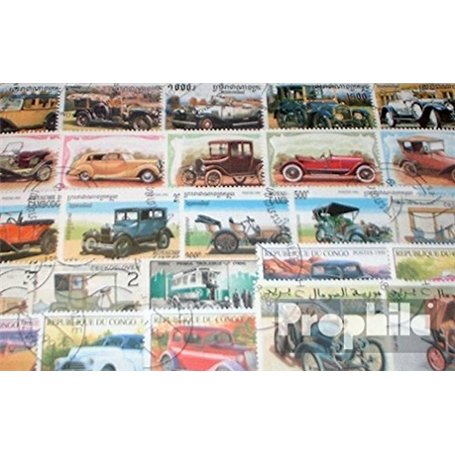 Motives 50 Divers Oldtimer Voitures Timbres (Timbres pour Les collectionneurs) Voitures/trafic Routier