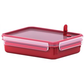 Tefal K3102512 - Masterseal Micro - Boîte spécial micro-ondes - Plastique - Rouge - 1.2 L