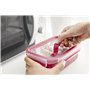 Tefal K3102512 - Masterseal Micro - Boîte spécial micro-ondes - Plastique - Rouge - 1.2 L