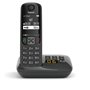 GIGAset AS690A - noir - téléphone résidentiel sans fil avec répondeur - Français