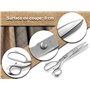 InstrumenteNrw Ciseaux de couture professionnels 17,5 cm - En acier inoxydable - Coupe de 8 cm