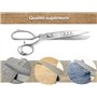 InstrumenteNrw Ciseaux de couture professionnels 17,5 cm - En acier inoxydable - Coupe de 8 cm