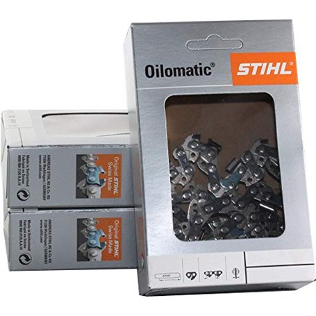 Stihl Lot de 3 chaînes de tronçonneuse 3/8P-44E-1