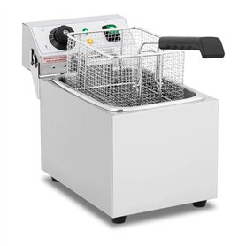 Royal Catering Friteuse Électrique De Restaurant Simple Professionnelle RCEF 08EB (8 L