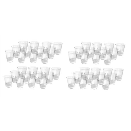 Provance Lot de 48 verres à liqueur courts en verre à tequila - 2 cl - 4 cl - 20 ml - 40 ml - Verre à vodka - Verre à vodka - St