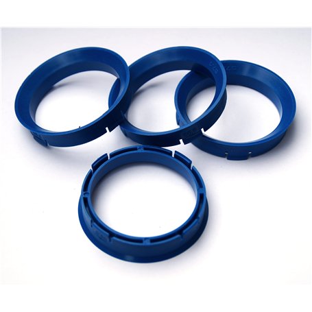4 anneaux de centrage pour jantes en alliage de 66