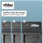 vhbw Chargeur USB Compatible avec Kodak LB-012 caméra caméscope Action-cam + témoin de Charge 4,2 V