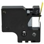 vhbw Ruban remplacement pour Dymo 40918, D1 pour imprimante d'étiquettes 9mm Noir sur Jaune