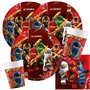 Service de fête 44 pièces Ninja - Assiettes