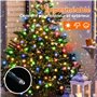 SALCAR Guirlande Lumineuse 350 LEDs pour Sapin de Noêl, 3m x 10 exterieur Etanche Guirlande LED Sapin Décoration (2m - 5m sapin)