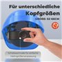 Lot de 2 casques de chantier EN397 - Mustbau bleu - Casque de sécurité avec emplacements DIY pour tour de tête de 53 à 65 cm - C