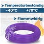 Kalitec H07V-U 1 x 1,5 mm² Violet I Fil simple en PVC ignifuge 1,5 mm² Toron rigide en cuivre I 450/750 V I Câble de câblage mon