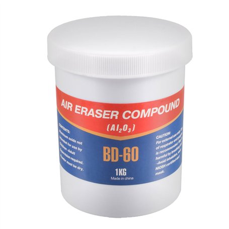 Agora-Tec® Produit de sablage 1 kg pour pistolet aérographe AT- Eraser Gun AT-AEG-01